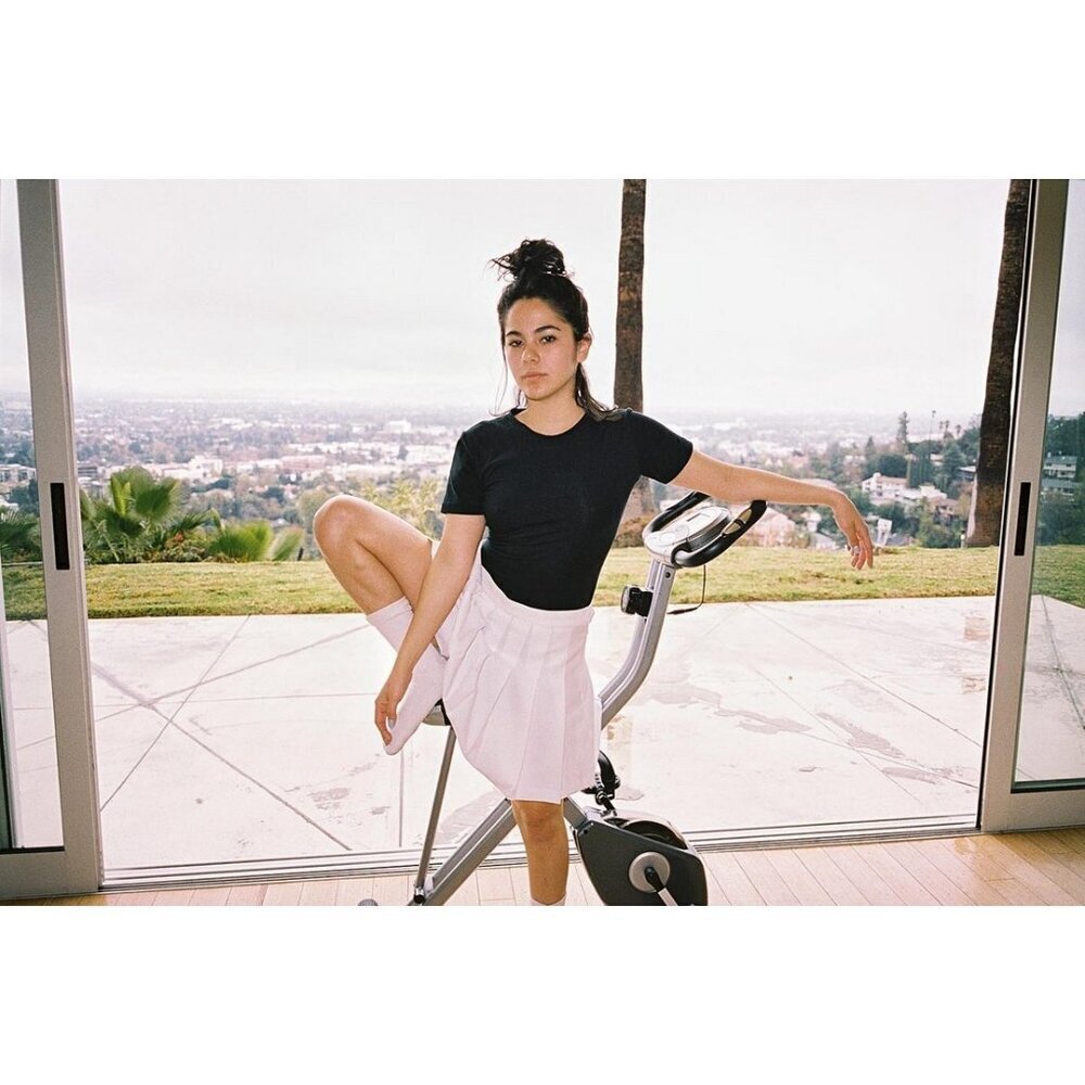 💕AMERICAN APPAREL💕 Tennis Skirt ~ White Large L NWOT - Picture 3 of 16